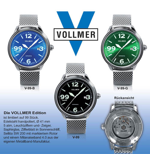 90 Jahre Vollmer-Uhr